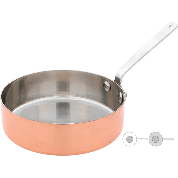 Mini Frying Pan Copper Inox
